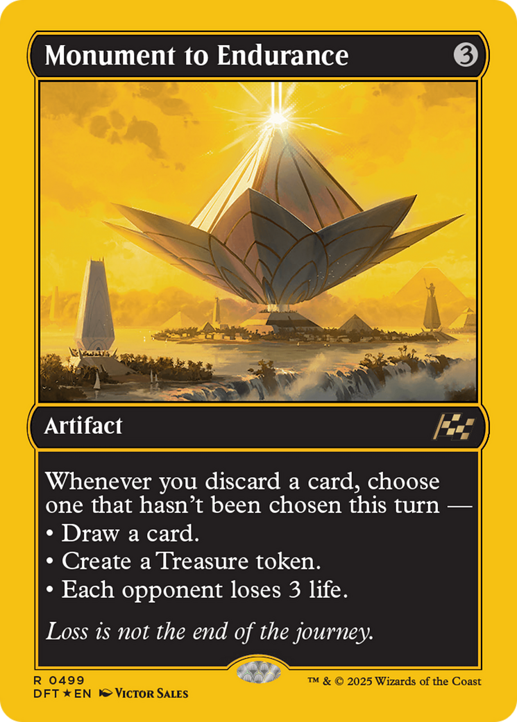 Monument to Endurance (First-Place Foil) [Aetherdrift] | Boutique FDB TCG