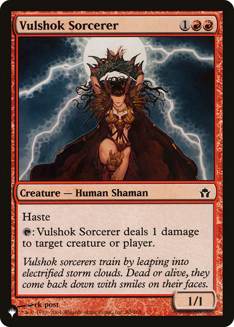 Vulshok Sorcerer [The List] | Boutique FDB TCG