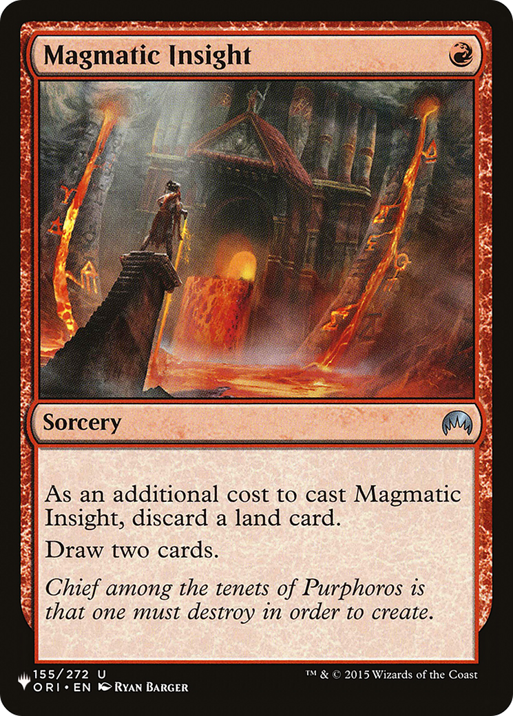 Magmatic Insight [The List] | Boutique FDB TCG