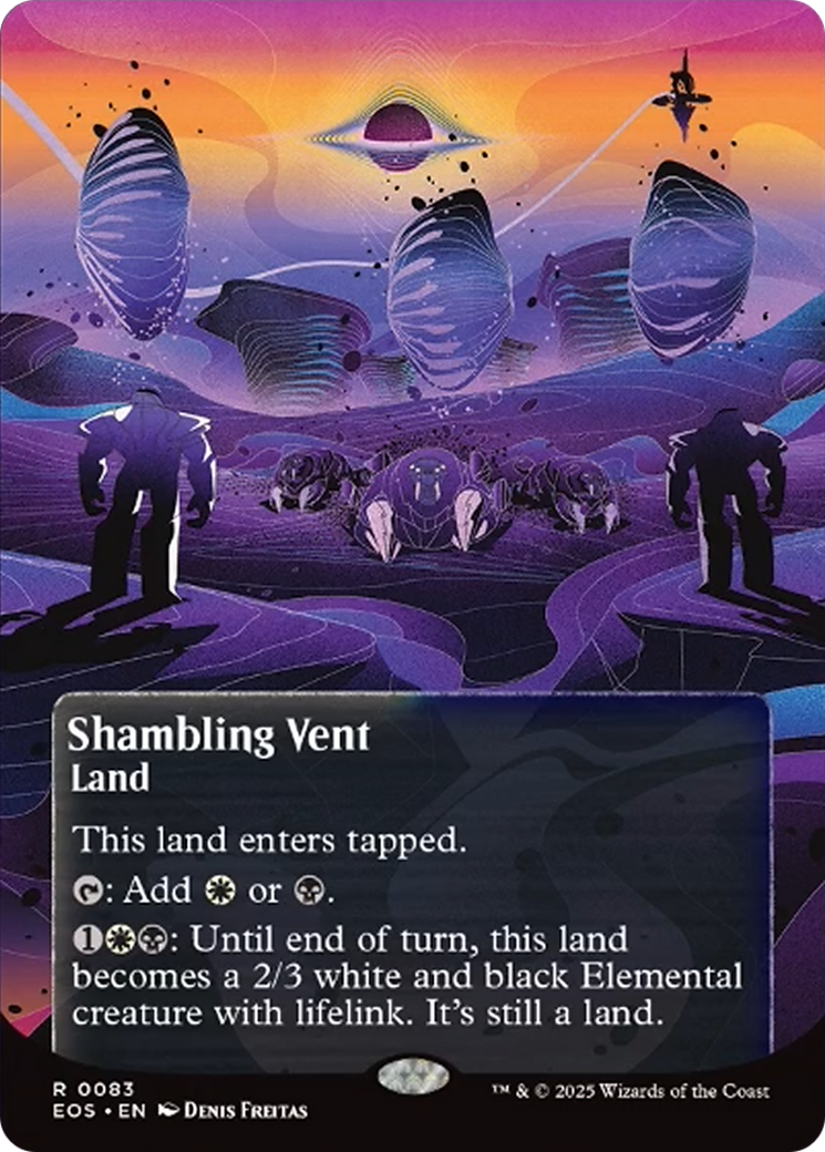 Shambling Vent (0083) (Borderless) [Edge of Eternities: Stellar Sights] | Boutique FDB TCG