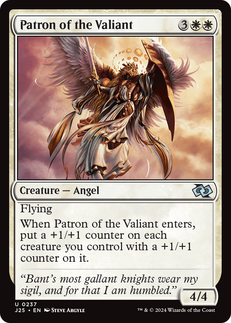 Patron of the Valiant [Foundations Jumpstart] | Boutique FDB TCG