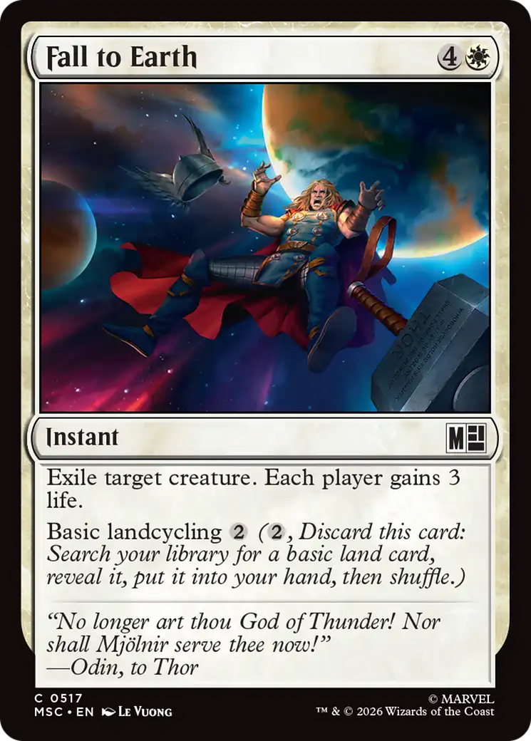 Fall to Earth [Marvel Super Heroes Commander] | Boutique FDB TCG