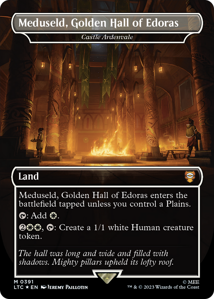 Meduseld, Golden Hall of Edoras - Castle Ardenvale (Surge Foil Realms and Relics) [The Lord of the Rings: Tales of Middle-Earth Commander] | Boutique FDB TCG