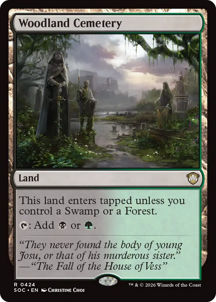 Woodland Cemetery [Secrets of Strixhaven Commander] | Boutique FDB TCG