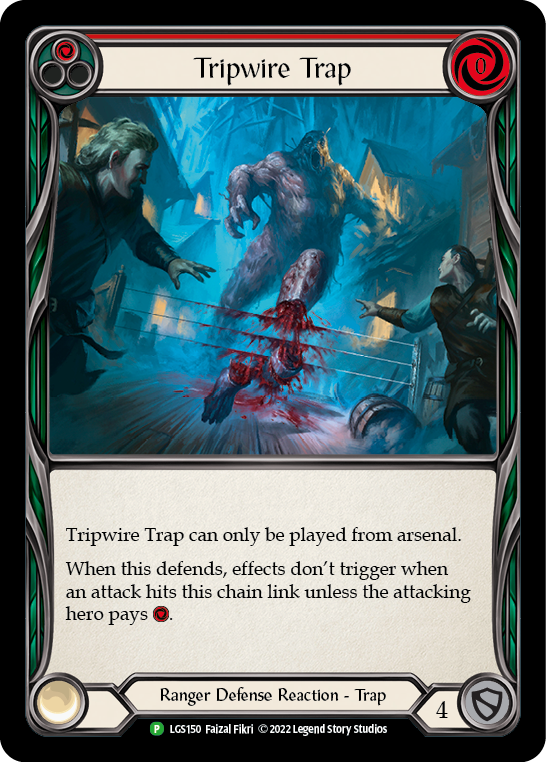 Tripwire Trap (Red) [LGS150] (Promo)  Rainbow Foil | Boutique FDB TCG