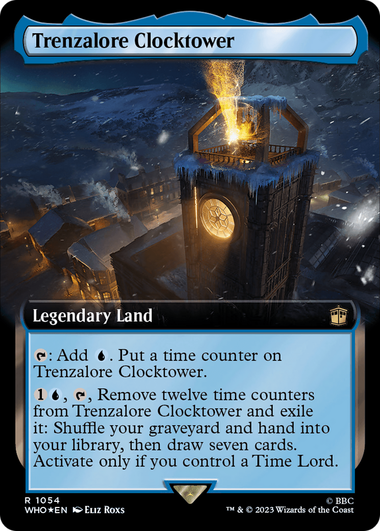 Trenzalore Clocktower (Extended Art) (Surge Foil) [Doctor Who] | Boutique FDB TCG