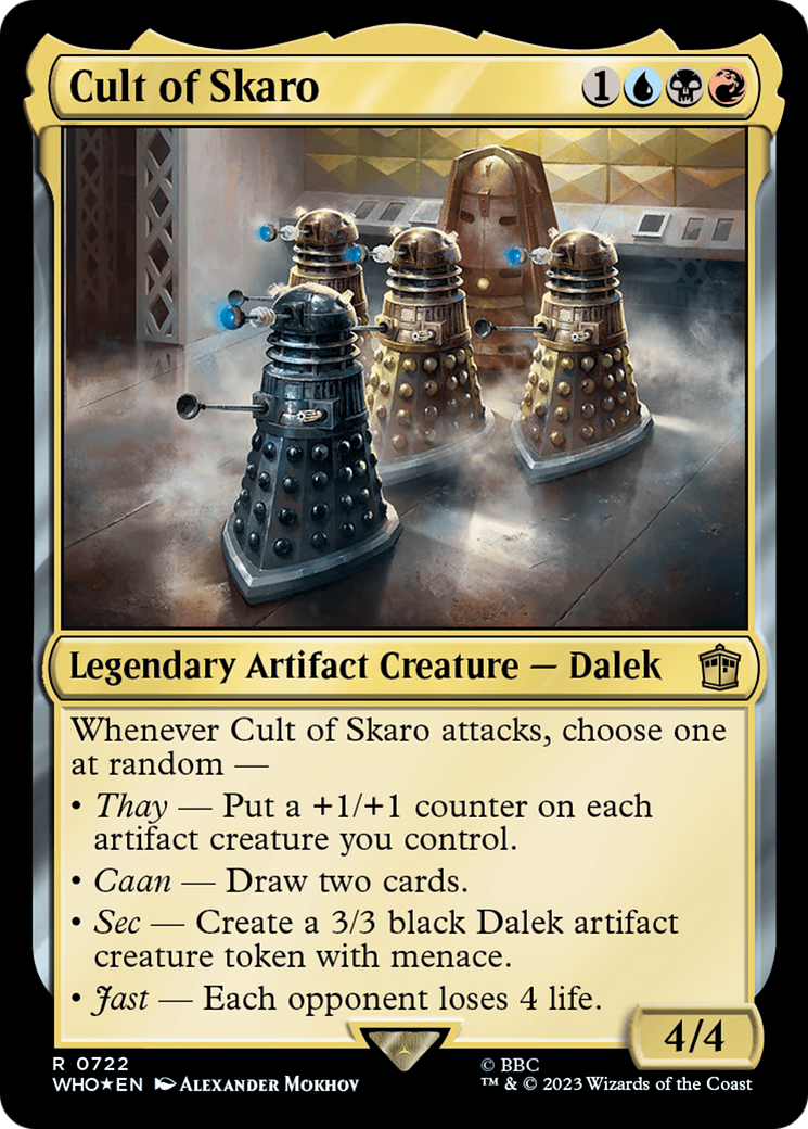 Cult of Skaro (Surge Foil) [Doctor Who] | Boutique FDB TCG
