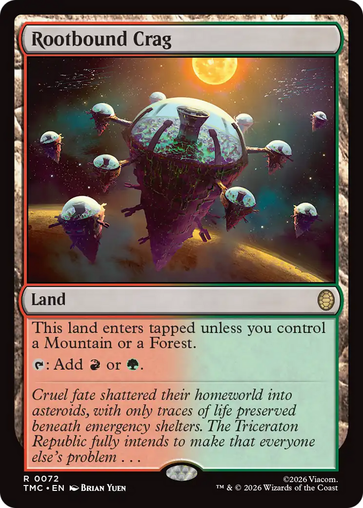 Rootbound Crag [Teenage Mutant Ninja Turtles Commander] | Boutique FDB TCG