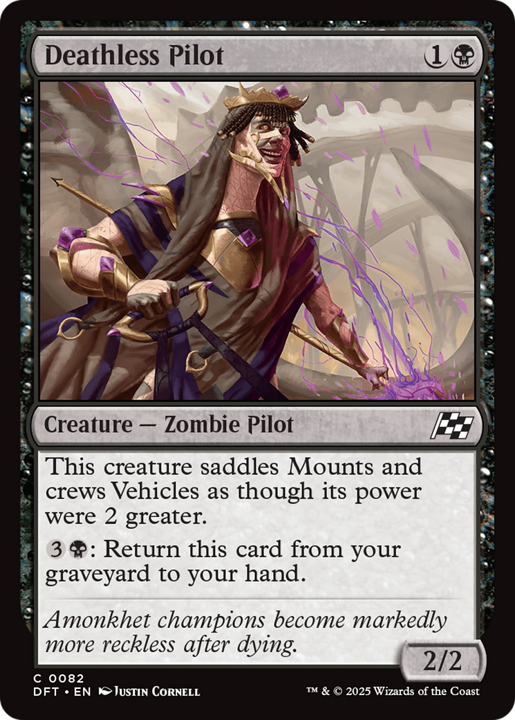 Deathless Pilot [Aetherdrift] | Boutique FDB TCG
