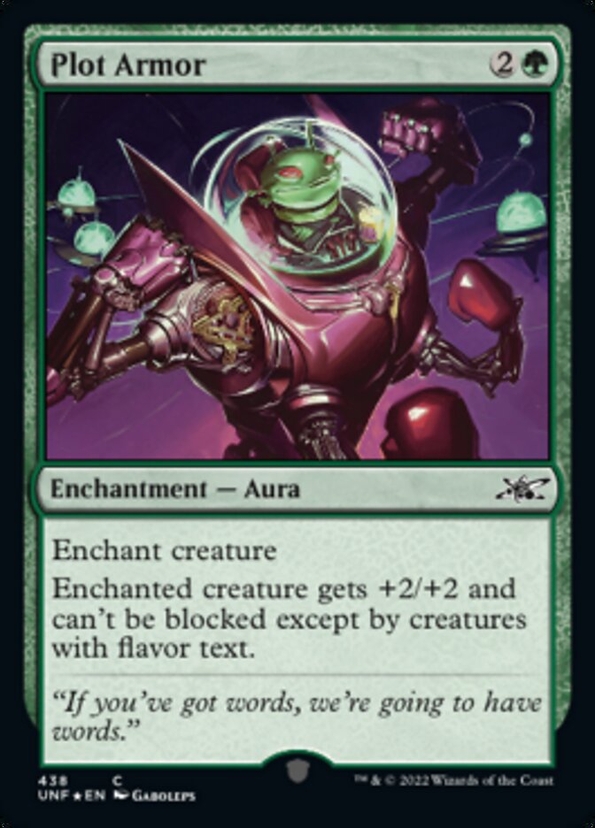 Plot Armor (Galaxy Foil) [Unfinity] | Boutique FDB TCG