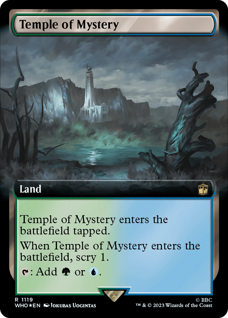 Temple of Mystery (Extended Art) (Surge Foil) [Doctor Who] | Boutique FDB TCG