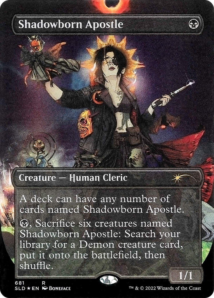 Shadowborn Apostle (681) (Borderless) [Secret Lair Drop Promos] | Boutique FDB TCG