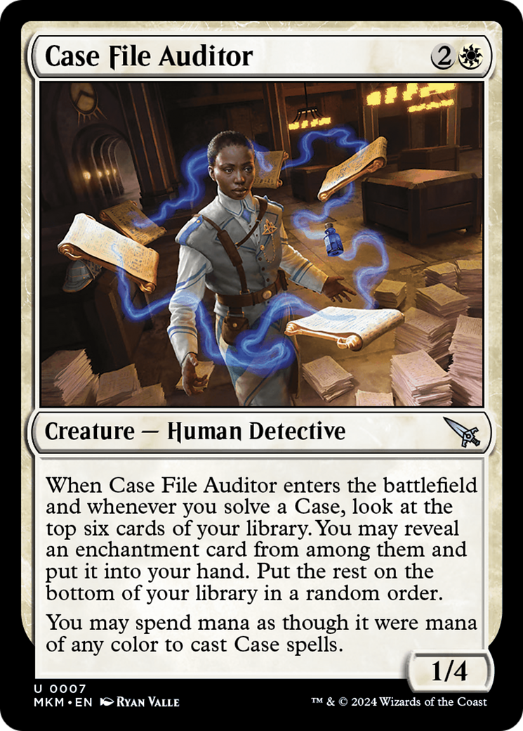 Case File Auditor (Blue) [Murders at Karlov Manor] | Boutique FDB TCG