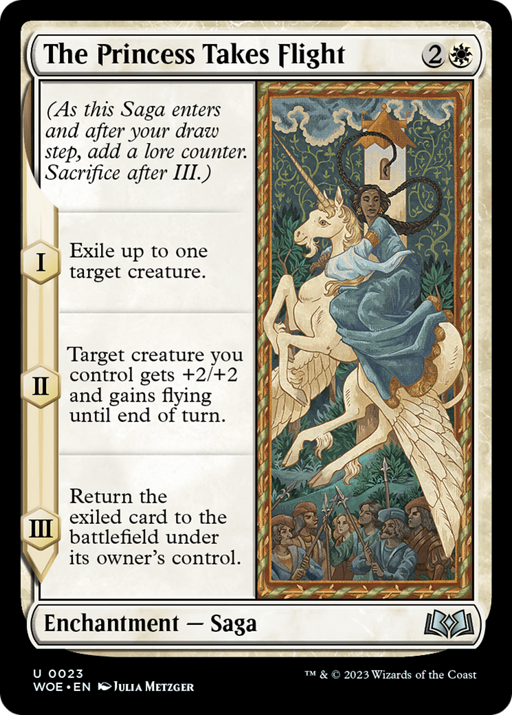 The Princess Takes Flight [Wilds of Eldraine] | Boutique FDB TCG