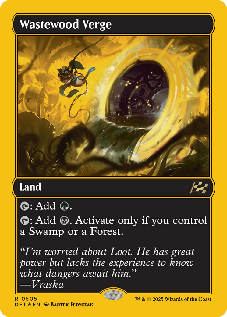 Wastewood Verge (First-Place Foil) [Aetherdrift] | Boutique FDB TCG