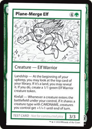 Plane-Merge Elf (2021 Edition) [Mystery Booster Playtest Cards] | Boutique FDB TCG