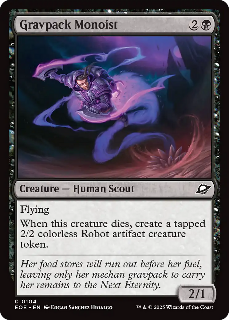 Gravpack Monoist [Edge of Eternities] | Boutique FDB TCG