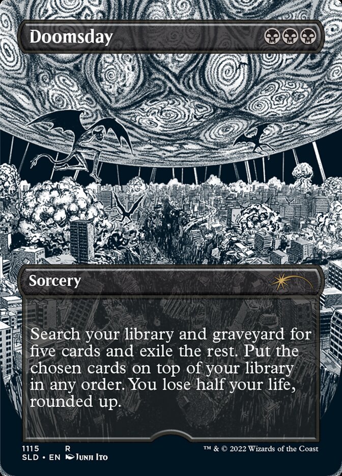 Doomsday (Borderless Etched Foil) [Secret Lair Drop Series] | Boutique FDB TCG