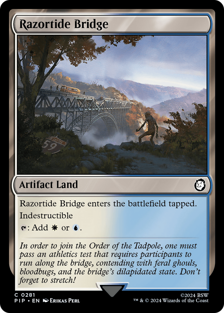 Razortide Bridge [Fallout] | Boutique FDB TCG