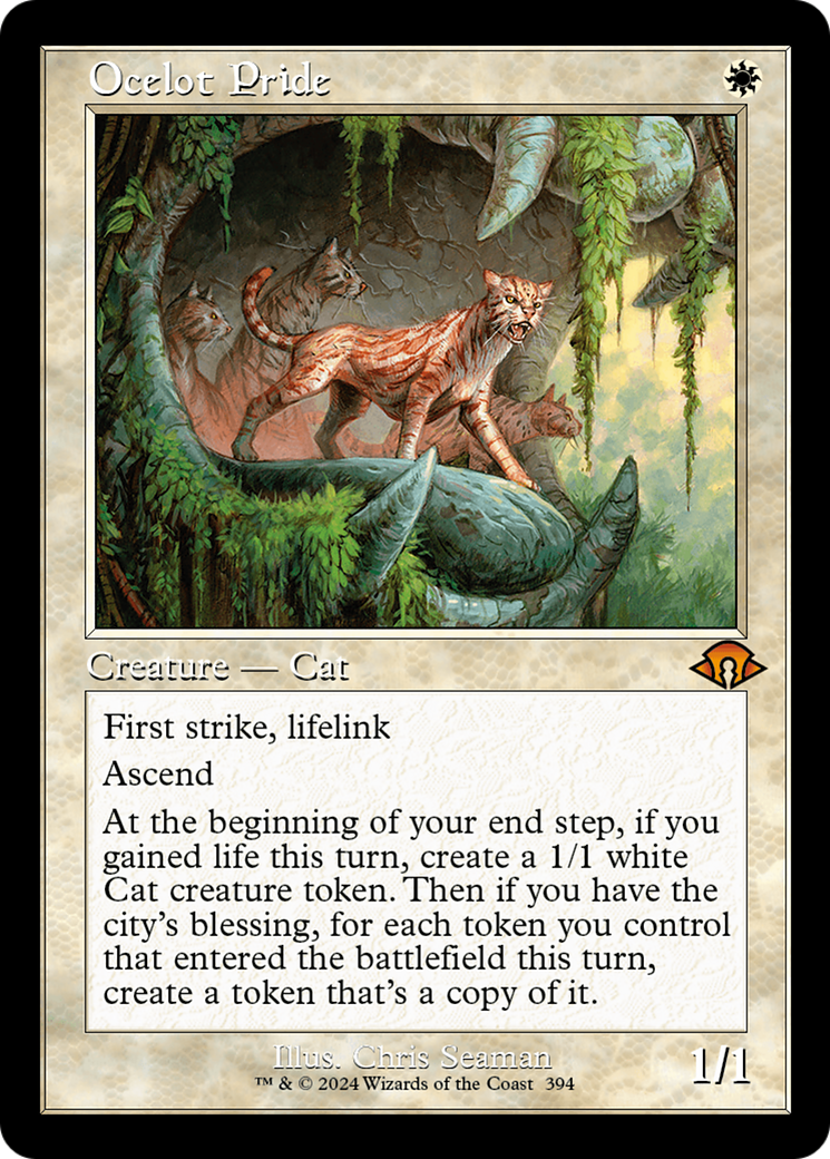 Ocelot Pride (Retro) [Modern Horizons 3] | Boutique FDB TCG