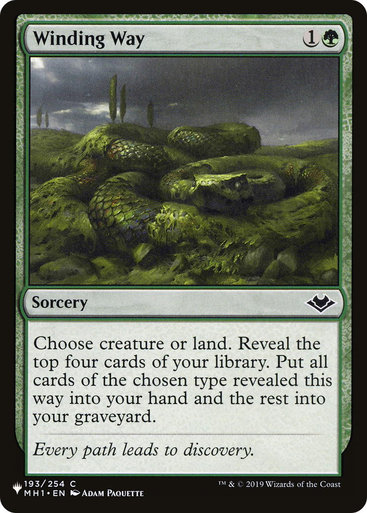 Winding Way [The List Reprints] | Boutique FDB TCG