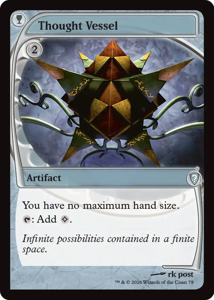 Thought Vessel (Future Sight) [Mystery Booster: Commander Edition] | Boutique FDB TCG