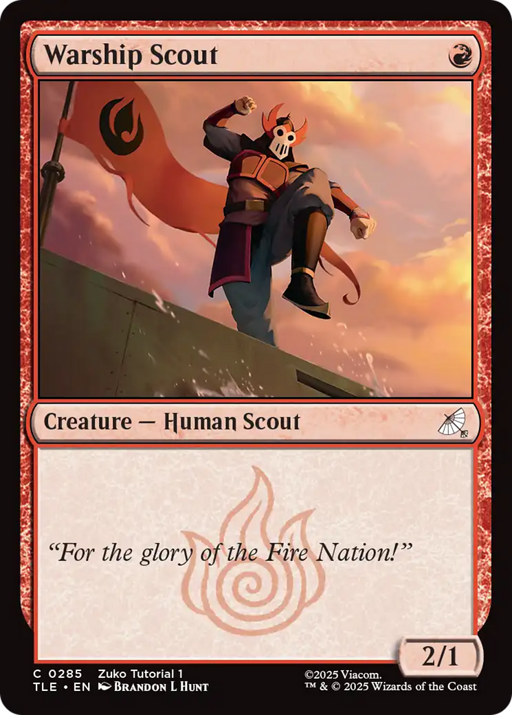 Warship Scout (0285) [Avatar: The Last Airbender: Eternal-Legal] | Boutique FDB TCG