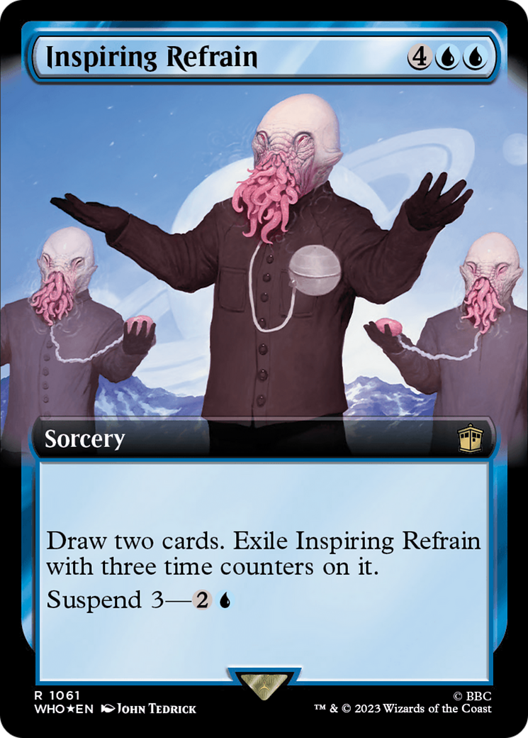 Inspiring Refrain (Extended Art) (Surge Foil) [Doctor Who] | Boutique FDB TCG