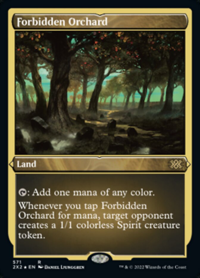 Forbidden Orchard (Foil Etched) [Double Masters 2022] | Boutique FDB TCG