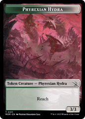 Treasure (21) // Phyrexian Hydra (11) Double-Sided Token [March of the Machine Tokens] | Boutique FDB TCG