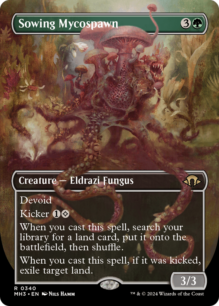 Sowing Mycospawn (Borderless) [Modern Horizons 3] | Boutique FDB TCG