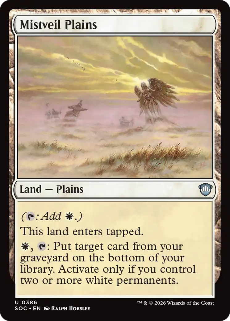 Mistveil Plains [Secrets of Strixhaven Commander] | Boutique FDB TCG