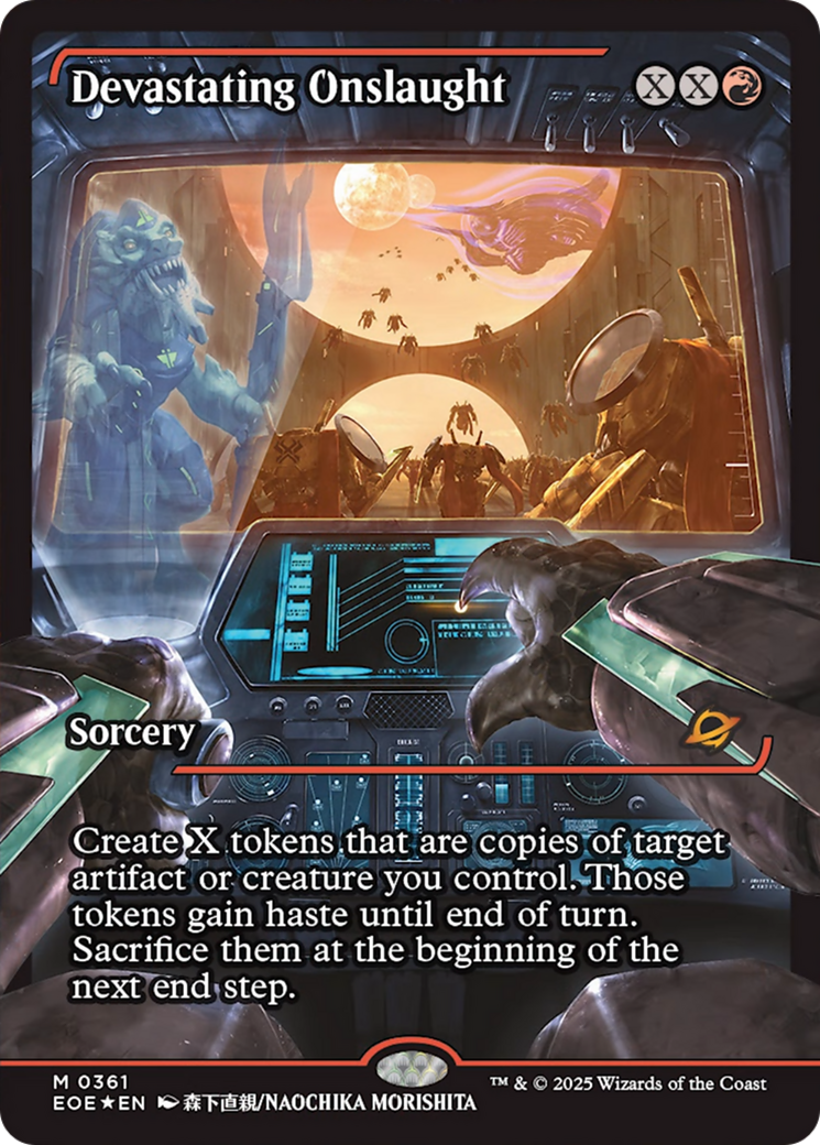 Devastating Onslaught (0361) (Showcase) [Edge of Eternities] | Boutique FDB TCG