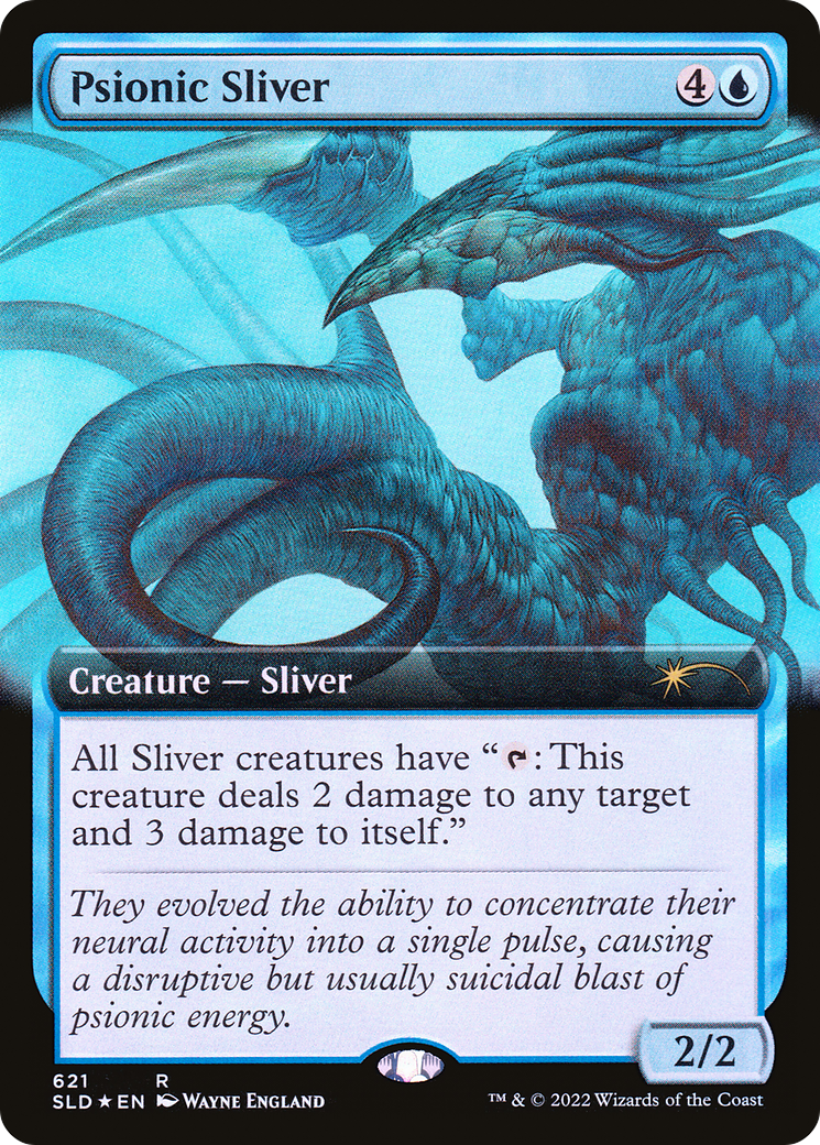 Psionic Sliver (Extended Art) [Secret Lair Drop Promos] | Boutique FDB TCG