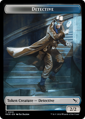 Detective // Bat Double-Sided Token [Murders at Karlov Manor Tokens] | Boutique FDB TCG