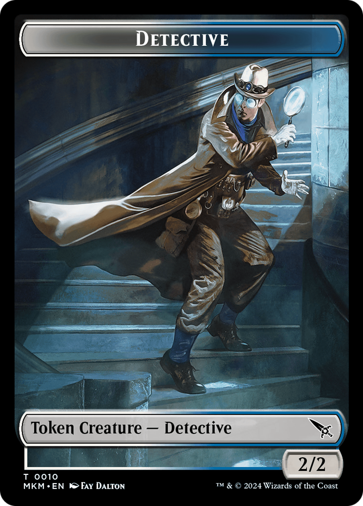 Detective // Plant Double-Sided Token [Murders at Karlov Manor Tokens] | Boutique FDB TCG