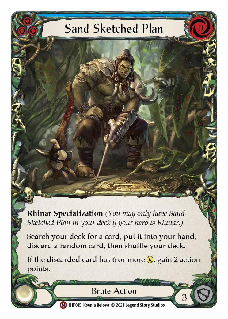 Sand Sketched Plan [1HP015] (History Pack 1) | Boutique FDB TCG