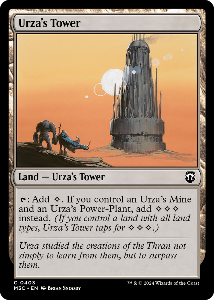 Urza's Tower (Ripple Foil) [Modern Horizons 3 Commander] | Boutique FDB TCG