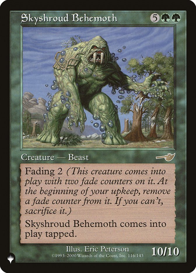 Skyshroud Behemoth [The List] | Boutique FDB TCG