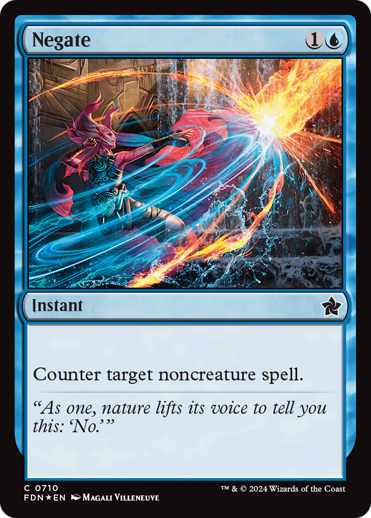 Negate [Foundations] | Boutique FDB TCG