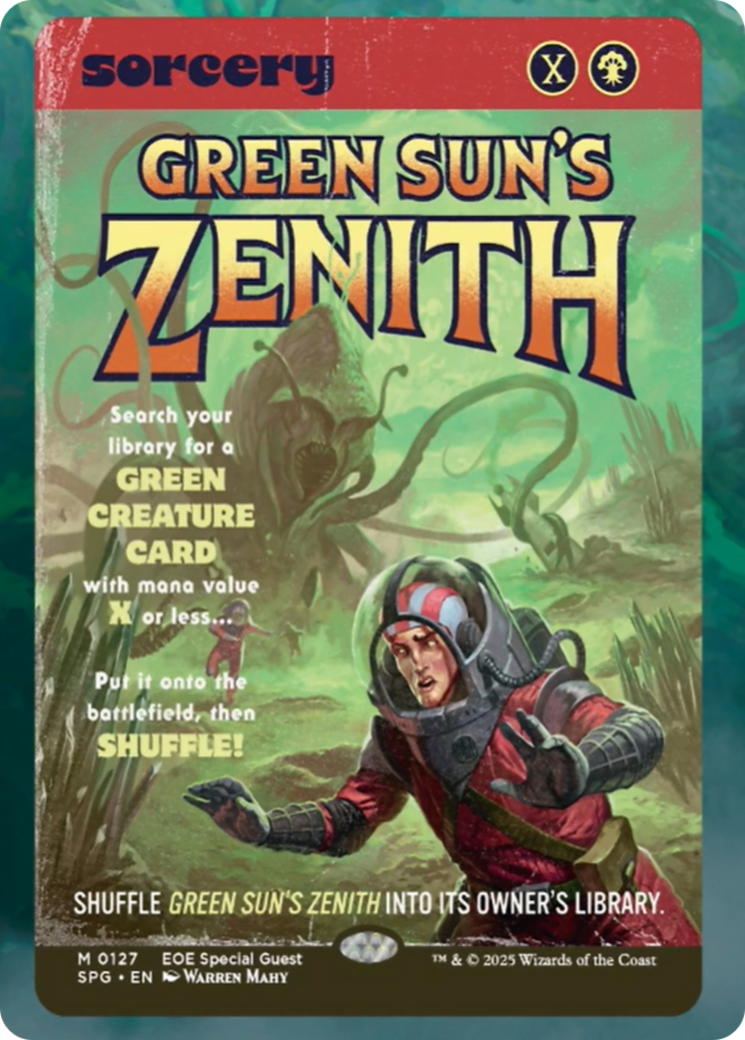 Green Sun's Zenith (Showcase) [Edge of Eternities Special Guests] | Boutique FDB TCG