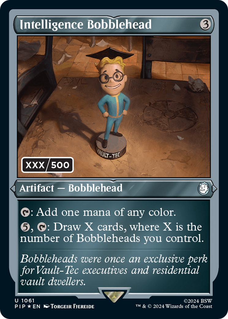 Intelligence Bobblehead (Serialized) [Fallout] | Boutique FDB TCG