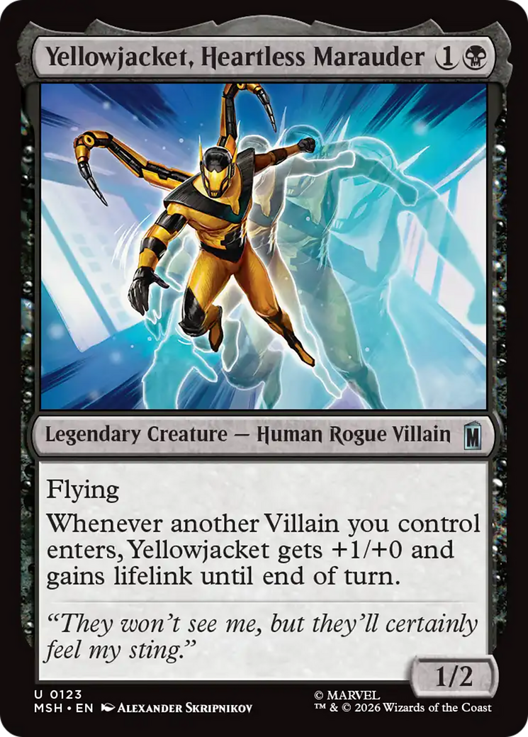 Yellowjacket, Heartless Marauder [Marvel Super Heroes] | Boutique FDB TCG
