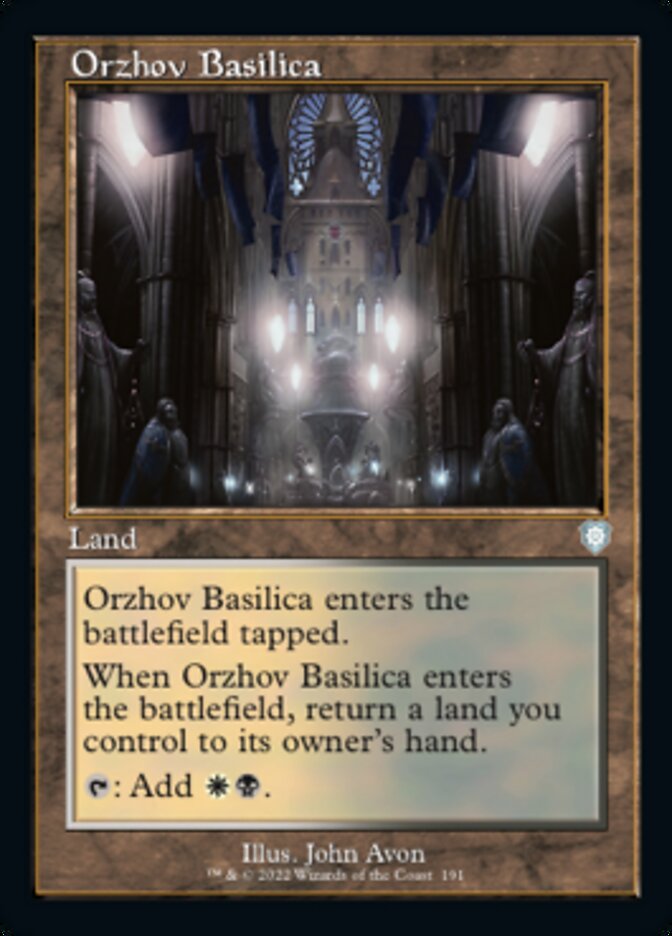Orzhov Basilica (Retro) [The Brothers' War Commander] | Boutique FDB TCG