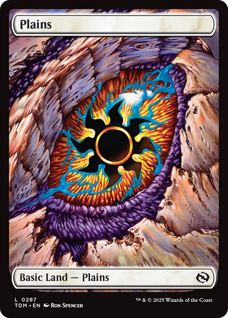 Plains (0287) [Tarkir: Dragonstorm] | Boutique FDB TCG