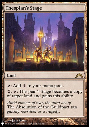 Thespian's Stage [The List] | Boutique FDB TCG