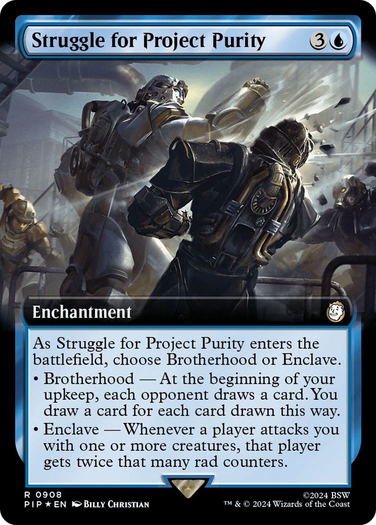 Struggle for Project Purity (Extended Art) (Surge Foil) [Fallout] | Boutique FDB TCG