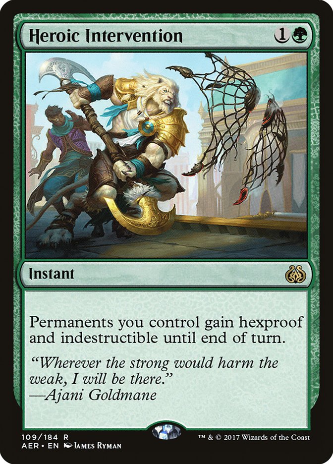 Heroic Intervention [Aether Revolt] | Boutique FDB TCG