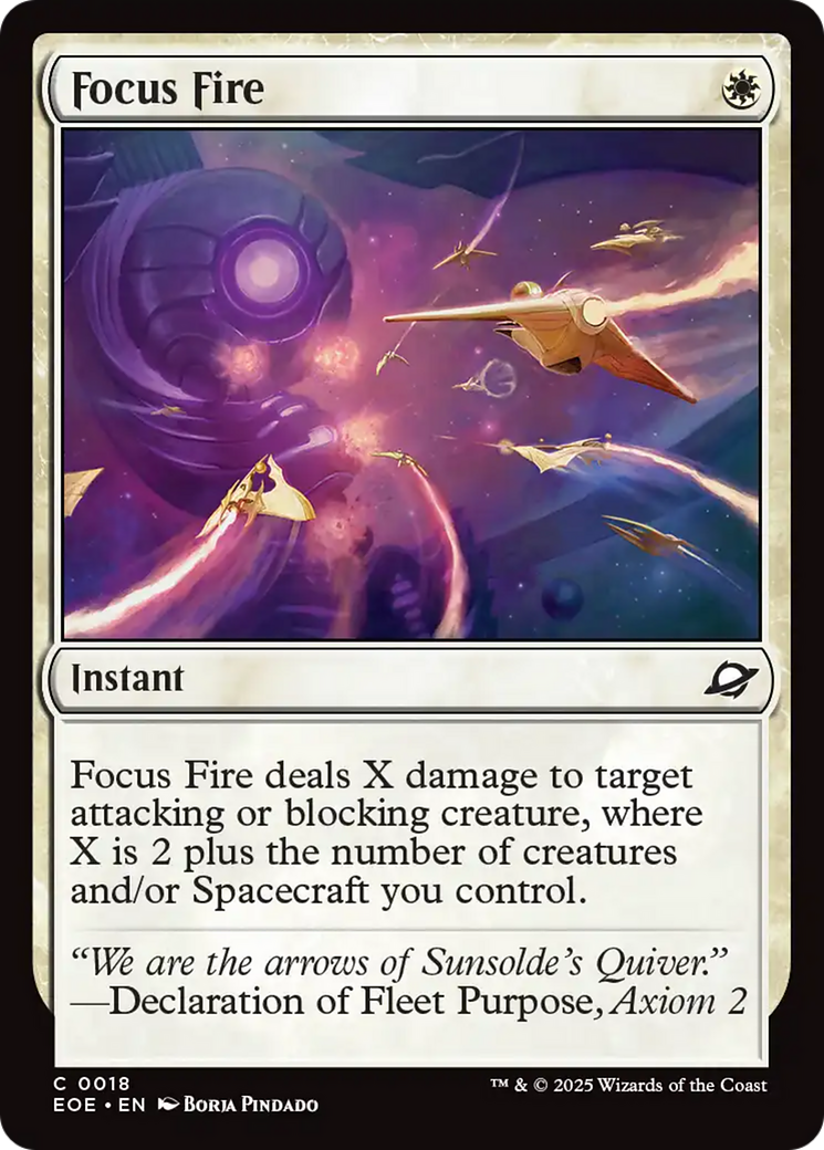 Focus Fire [Edge of Eternities] | Boutique FDB TCG