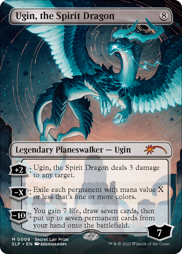 Ugin, the Spirit Dragon (Borderless) [Secret Lair Showdown] | Boutique FDB TCG